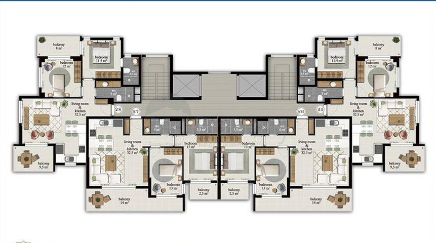 Готовый комплекс от известного застройщика