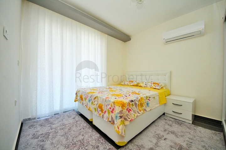 Уютная квартира 1+1 в современном комплексе в Махмутларе