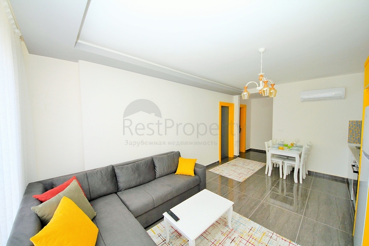 Уютная квартира 1+1 в современном комплексе в Махмутларе