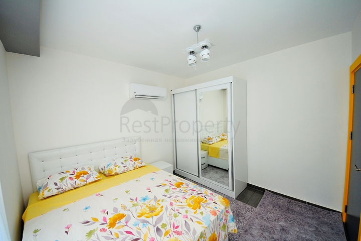 Уютная квартира 1+1 в современном комплексе в Махмутларе