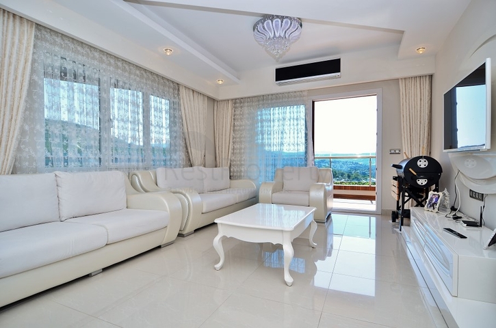 Меблированные апартаменты 3+1 с видом на море