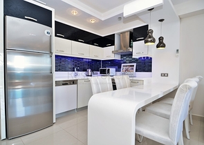 Меблированные апартаменты 3+1 с видом на море