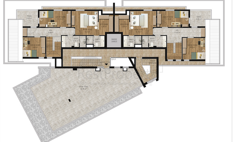 Элитный проект на завершении строительства в Унжалы Анталья 