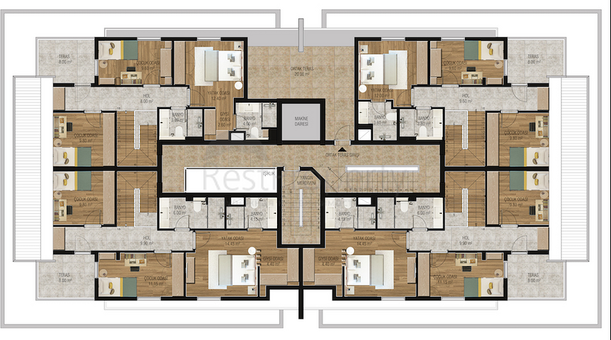 Элитный проект на завершении строительства в Унжалы Анталья 