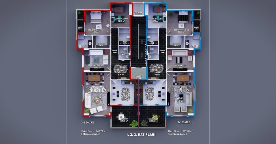 Новый комплекс в районе Оба