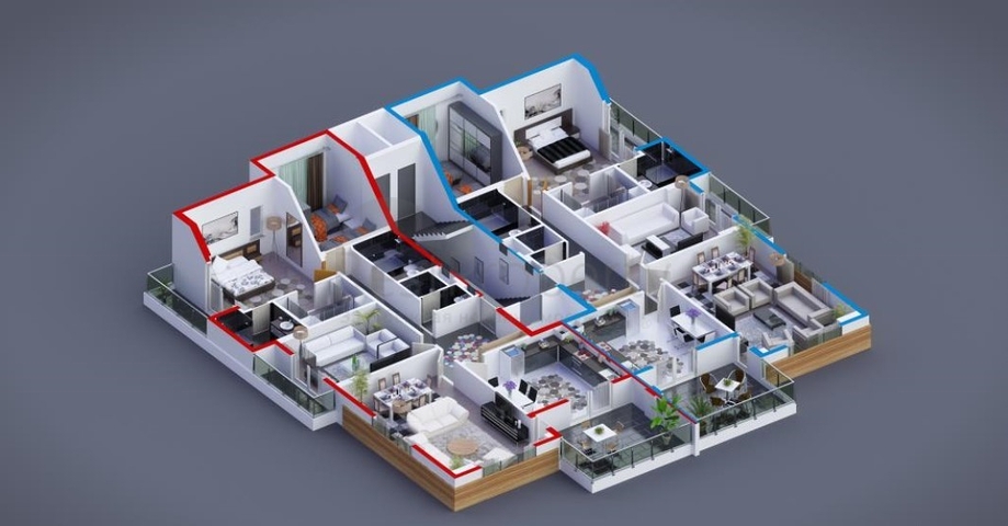 Новый комплекс в районе Оба