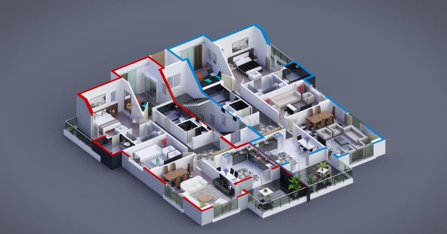 Новый комплекс в районе Оба