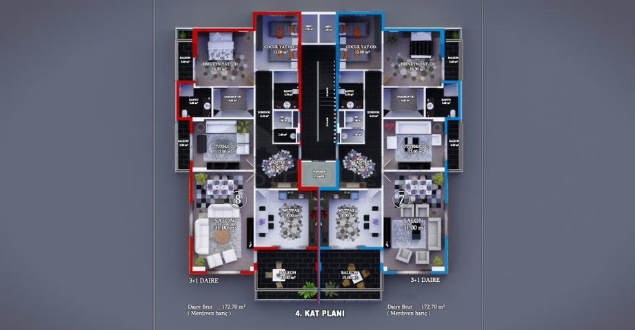 Новый комплекс в районе Оба