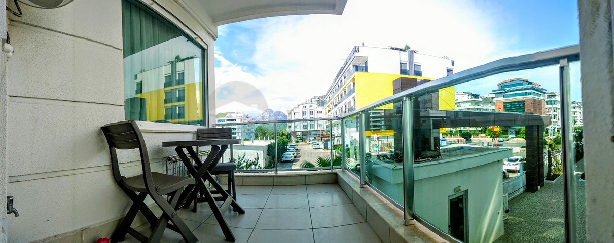 Квартира 1+1 с мебелью в комплексе 500 м до моря