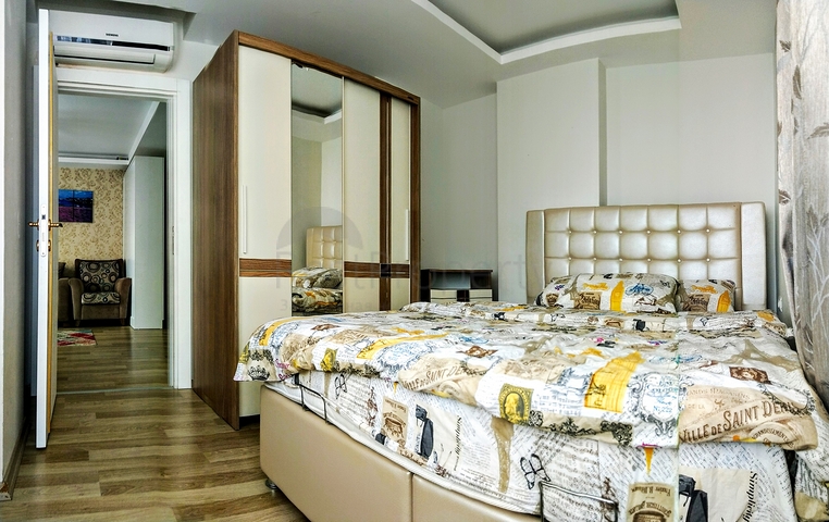 Квартира 1+1 с мебелью в комплексе 500 м до моря