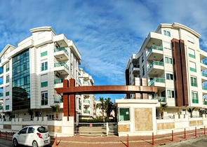 Квартира 1+1 с мебелью в комплексе 500 м до моря