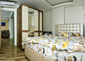 Квартира 1+1 с мебелью в комплексе 500 м до моря