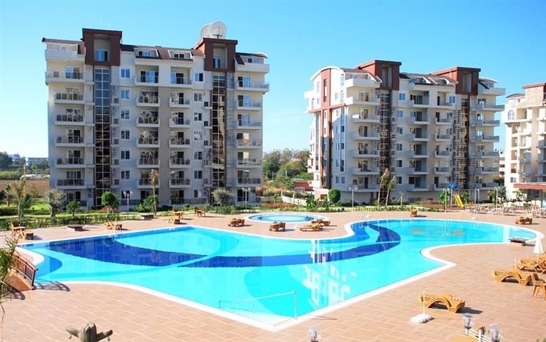 Апартаменты 1+1 в тихом и зеленом уголке Алании