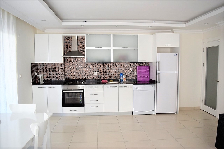 Апартаменты 1+1 в тихом и зеленом уголке Алании