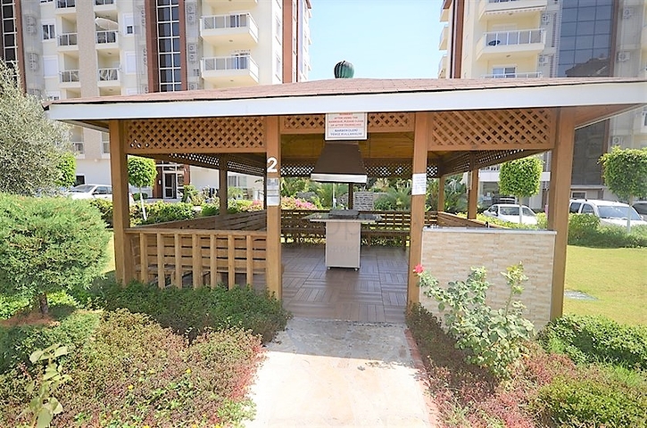 Апартаменты 1+1 в тихом и зеленом уголке Алании