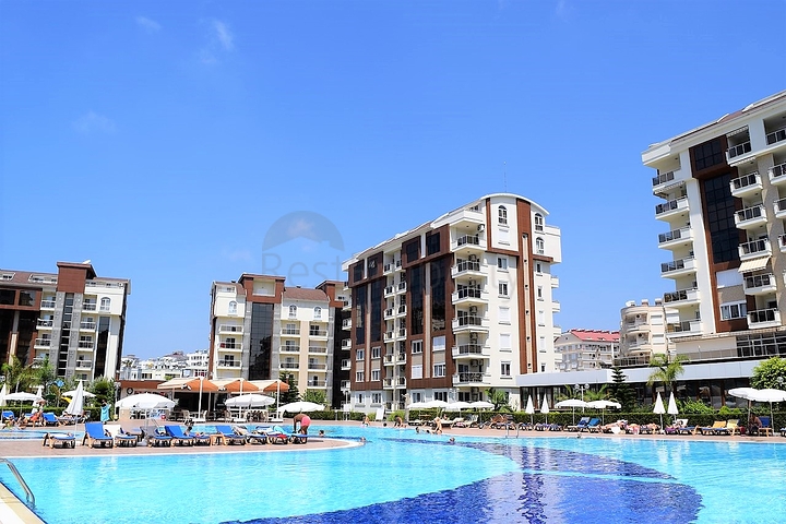 Апартаменты 1+1 в тихом и зеленом уголке Алании