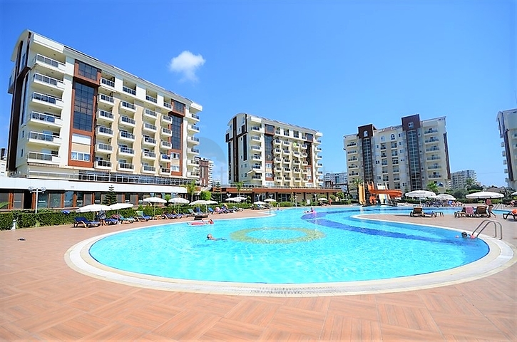 Апартаменты 1+1 в тихом и зеленом уголке Алании