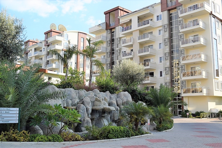 Апартаменты 1+1 в тихом и зеленом уголке Алании