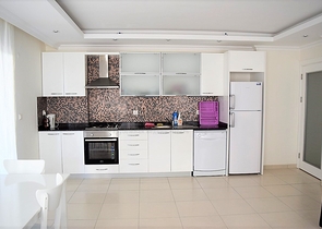 Апартаменты 1+1 в тихом и зеленом уголке Алании