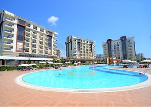 Апартаменты 1+1 в тихом и зеленом уголке Алании