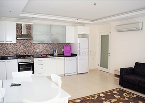 Апартаменты 1+1 в тихом и зеленом уголке Алании