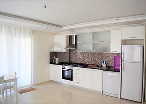 Апартаменты 1+1 в тихом и зеленом уголке Алании