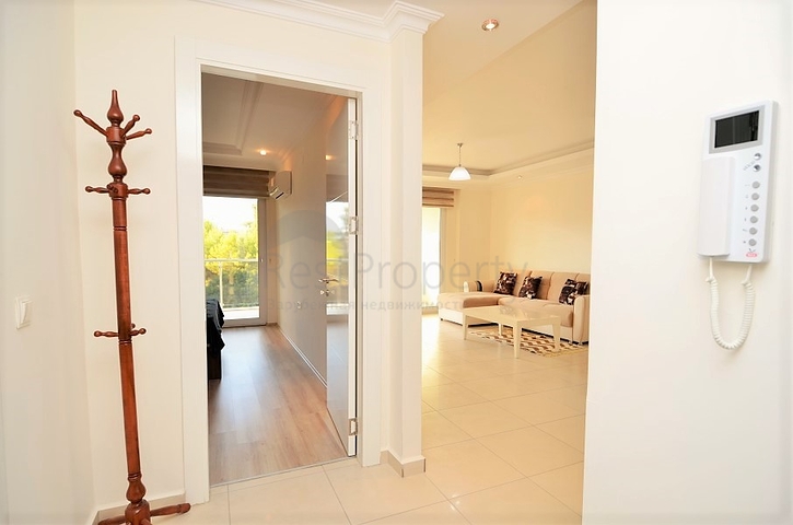 Меблированная двухкомнатная квартира в Авсалларе