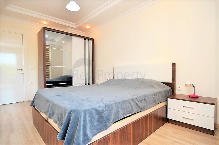 Меблированная двухкомнатная квартира в Авсалларе