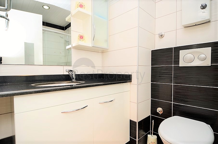 Меблированная двухкомнатная квартира в Авсалларе