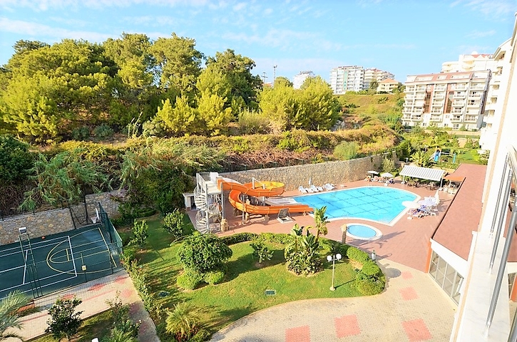 Меблированная двухкомнатная квартира в Авсалларе