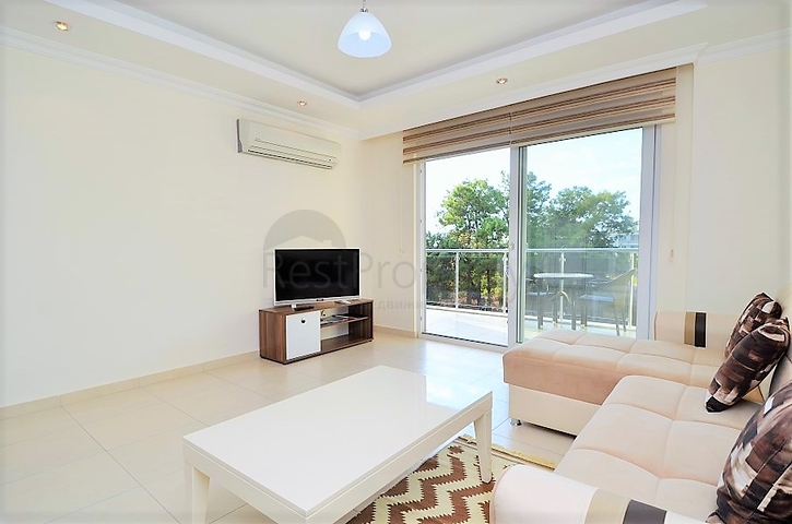 Меблированная двухкомнатная квартира в Авсалларе