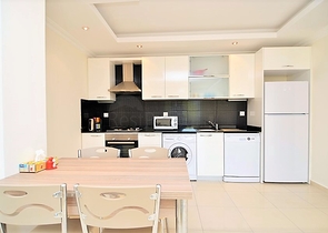 Меблированная двухкомнатная квартира в Авсалларе