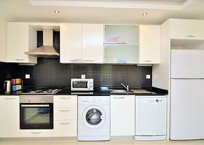 Меблированная двухкомнатная квартира в Авсалларе