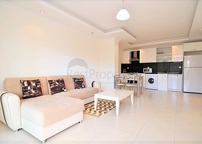 Меблированная двухкомнатная квартира в Авсалларе