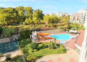 Меблированная двухкомнатная квартира в Авсалларе