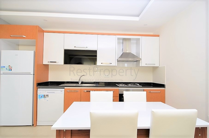 Меблированная трехкомнатная квартира в новом комплексе