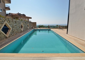 Большая вилла с камином