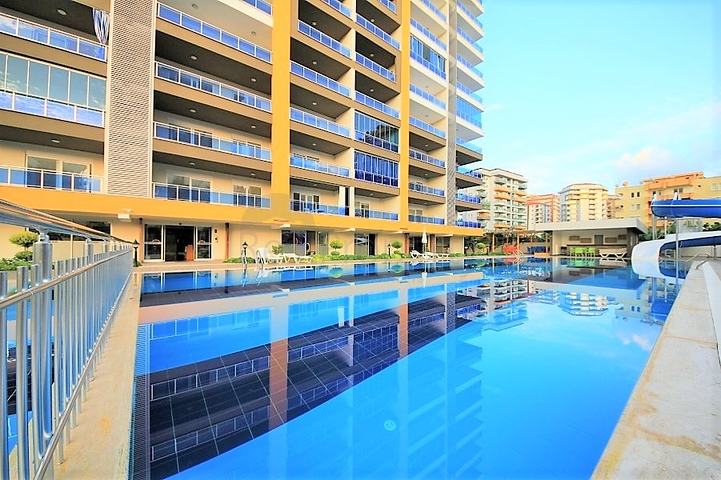 Апартаменты 2+1 с большой площадью в Махмутларе