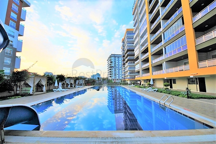 Апартаменты 2+1 с большой площадью в Махмутларе