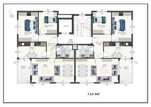 Апартаменты от застройщика на пляже Клеопатры
