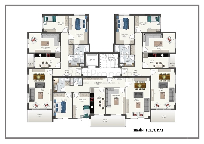 Квартиры в новом комплексе, по цене застройщика