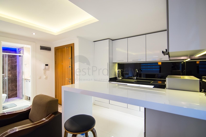 Двухкомнатные апартаменты в центре Алании