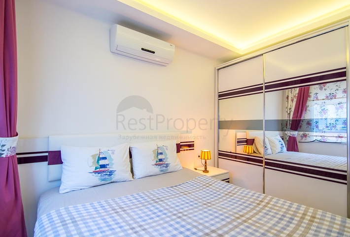 Двухкомнатные апартаменты в центре Алании