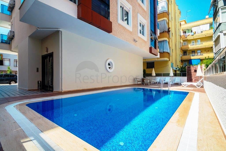 Двухкомнатные апартаменты в центре Алании