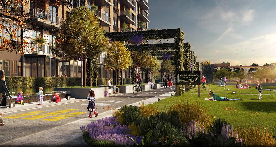 Финансовый городок в районе Аташехир в азиатской части Стамбула