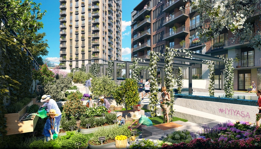 Финансовый городок в районе Аташехир в азиатской части Стамбула