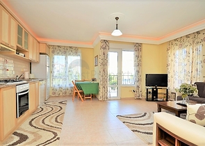 Меблированные апартаменты 1+1 в Аланье