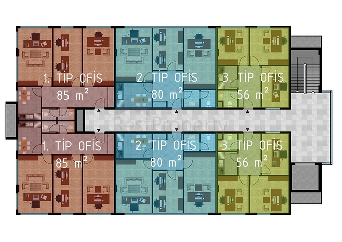 Бизнес-центр в развивающемся районе Оба