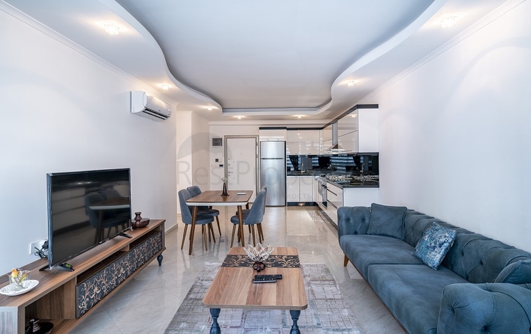 Меблированная трехкомнатная квартира в районе Оба