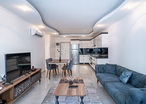 Меблированная трехкомнатная квартира в районе Оба